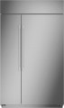 Monogram - 29.5 Cu. Ft. Side-by-Side Built-In Refrigerator with Water Filtration - Stainless Steel