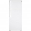 GE - 17.5 Cu. Ft. Top-Freezer Refrigerator - White