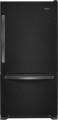Whirlpool - 22.1 Cu. Ft. Bottom-Freezer Refrigerator - Black stainless steel