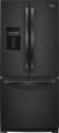 Whirlpool - 19.6 Cu. Ft. French Door Refrigerator with Thru-the-Door Water - Black