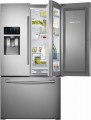 Samsung - Showcase 27.8 Cu. Ft. French Door Refrigerator with Thru-the-Door Ice and Water - Stainless steel