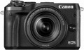 Canon - EOS M6 Mirrorless Camera with EF-M 18-150mm f/3.5-6.3 IS STM Zoom Lens - Black
