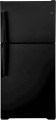 GE - 19.2 Cu. Ft. Top-Freezer Refrigerator - Black-6395830