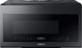 Samsung - 2.1 Cu. Ft. Over-the-Range Microwave - Fingerprint Resistant Black Stainless Steel