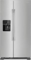 Amana - 24.5 Cu. Ft. Side-by-Side Refrigerator with Water and Ice Dispenser - Stainless Steel--6191432