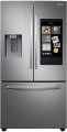 Samsung - 26.5 cu. ft. 3-Door French Door Smart Refrigerator with Family Hub - Stainless Steel