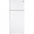 GE - 16.6 Cu. Ft. Top-Freezer Refrigerator --White-6369378
